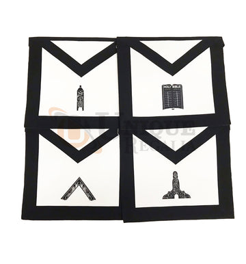 Masonic Funeral Members Apron Set